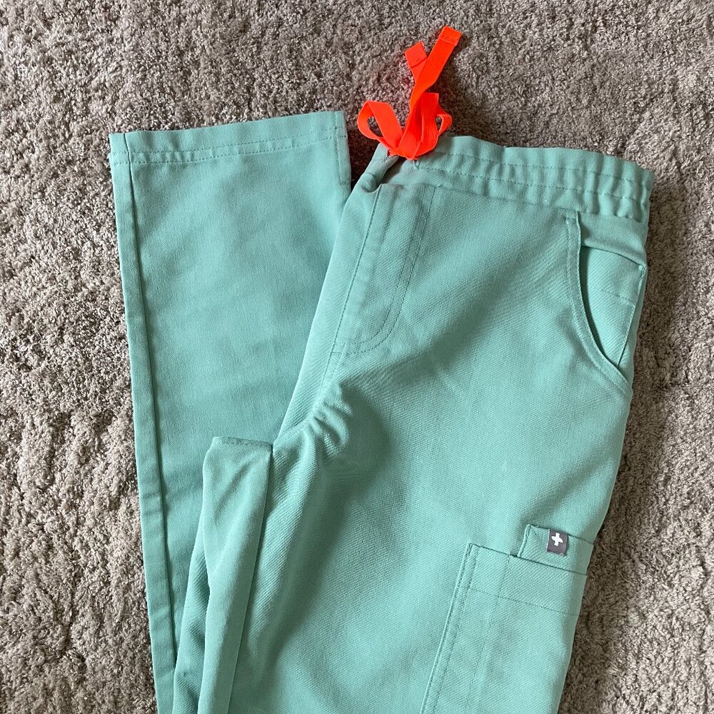 Figs Yola Skinny Scrub Pants XS Reg / Jade